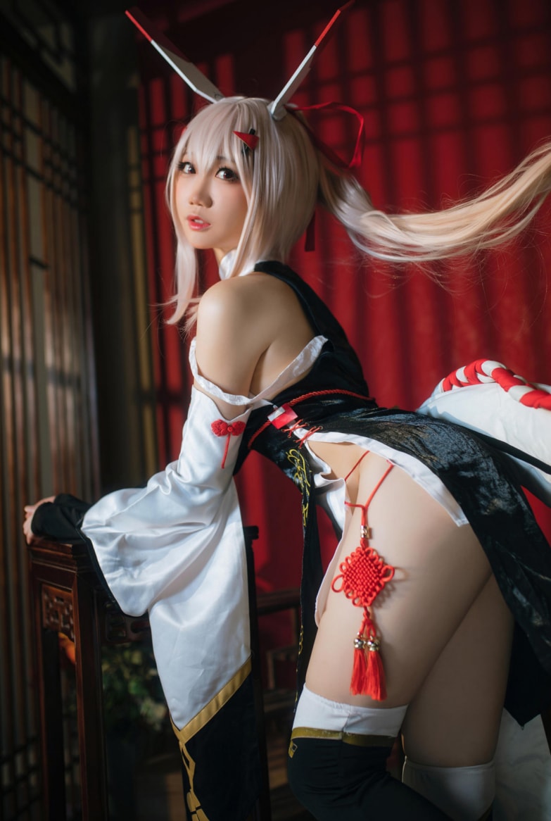 焖焖碳 碧蓝航线-绫波旗袍·新岁之鬼神-让人受不了