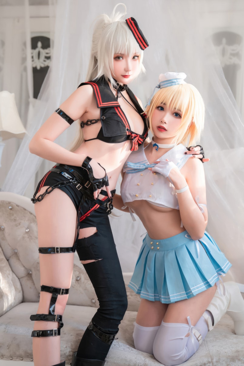 Momoko葵葵 &瓜希酱 FATE-黑白贞德-值得收藏