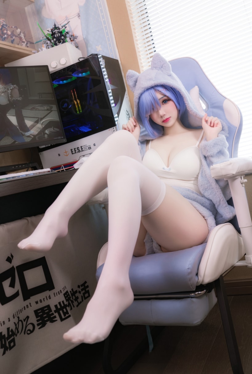 雪晴Astra 蕾姆猫猫-完美coser