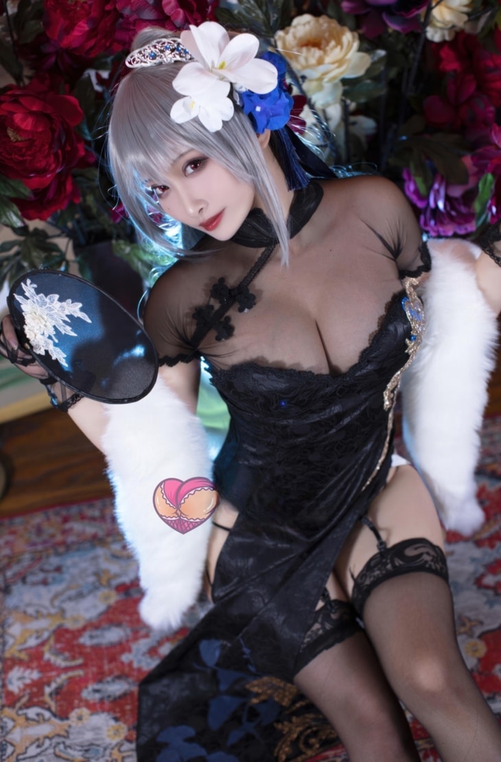 洛璃LoLiSAMA 碧蓝航线 路易九世旗袍-超级漂亮