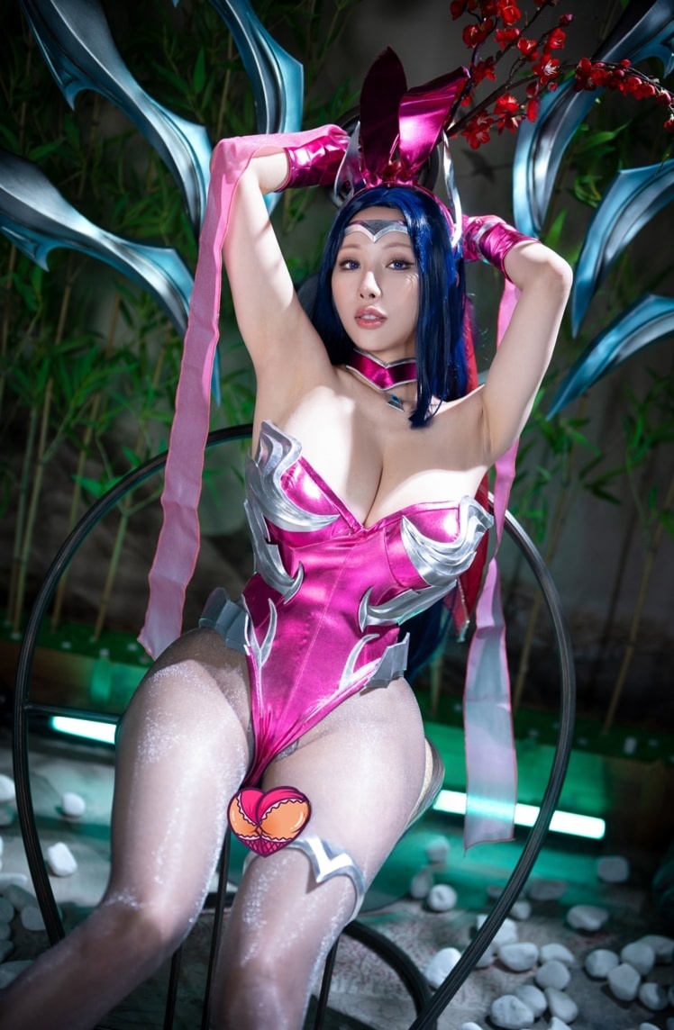 雨波HaneAme – LOL 伊瑞莉雅 兔女郎-超级漂亮