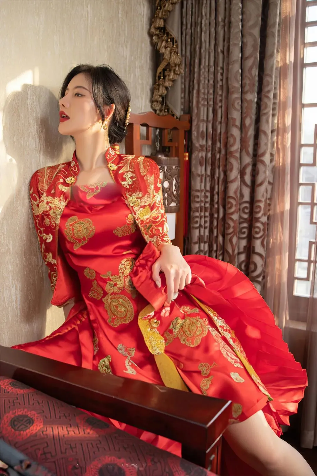 秀人集模特：阿朱，美丽新娘「摄影评测与赏析」_黑料正能量