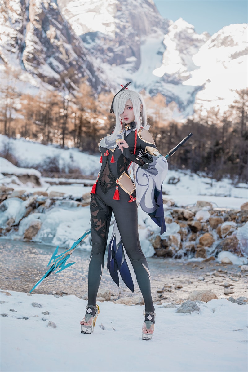 图片[2]-如月灰是谁？原神申鹤带你领略雪山之美-女主档案