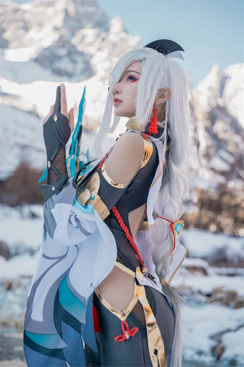 图片[4]-如月灰是谁？原神申鹤带你领略雪山之美-女主档案