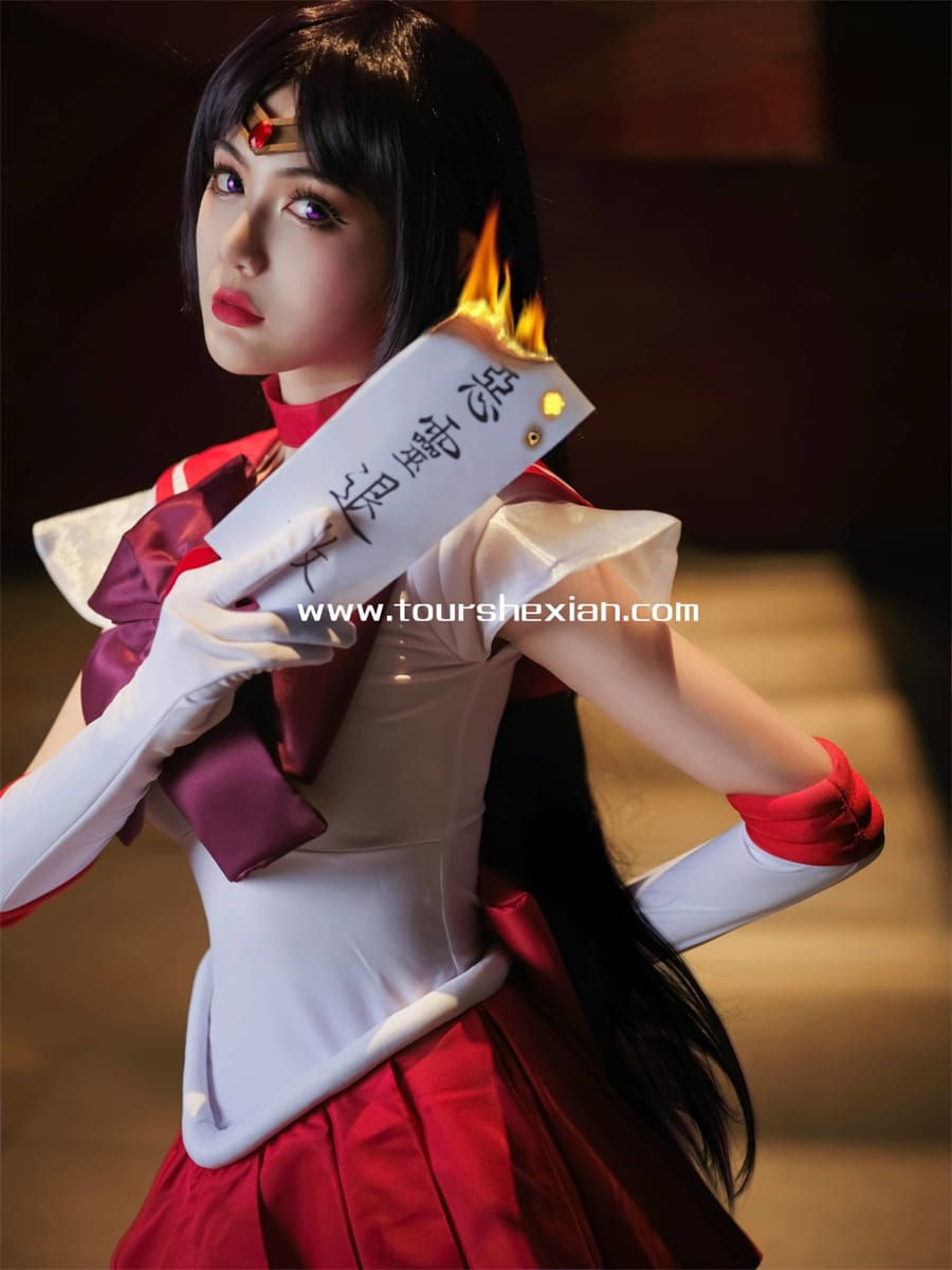 图片[4]-一米八的大梨子化身火野丽，火焰少女重燃童年梦想！-女主档案