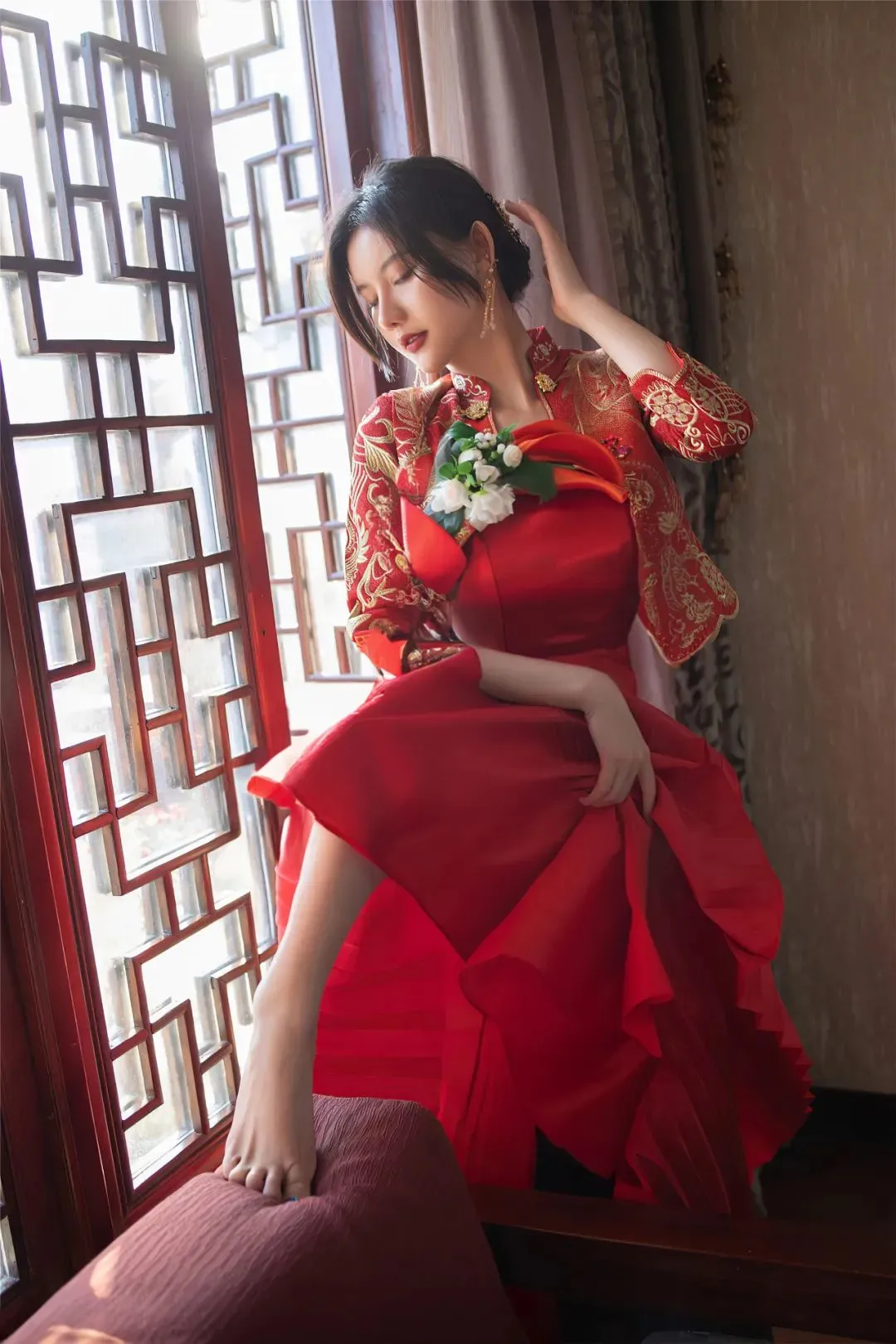 秀人集模特：阿朱，美丽新娘「摄影评测与赏析」_黑料正能量