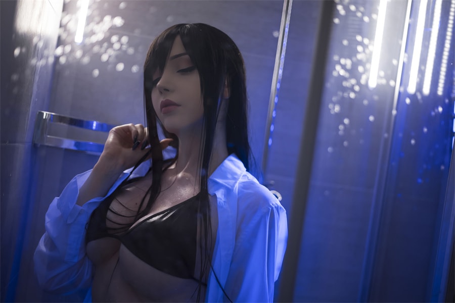 图片[2]-SayaTheFox神还原2B小姐姐，仙境中的冰雪美人！-女主档案