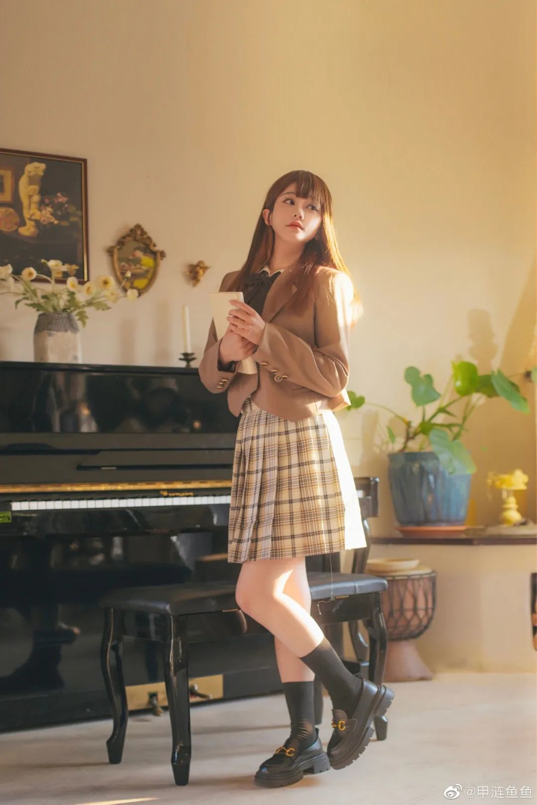 JK制服美图欣赏—甲涟鱼鱼_黑料正能量