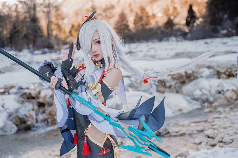 图片[3]-如月灰是谁？原神申鹤带你领略雪山之美-女主档案
