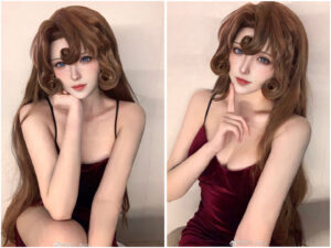 中国Cosplayer《啊川 Azey》神还原「工藤有希子」，美到像AI！