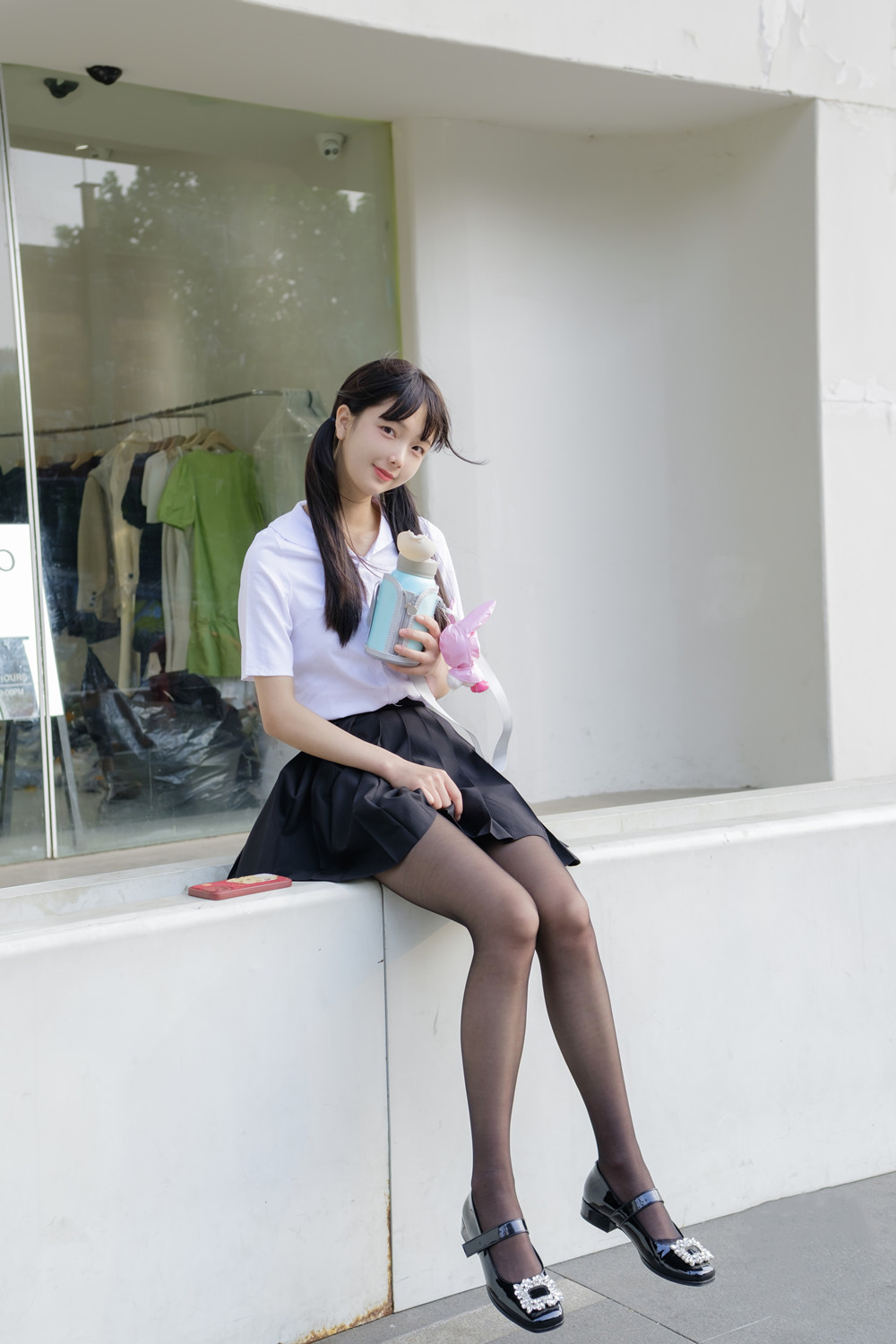 稚乖画册 《逛街》 赤西夜夜 双马尾黑.斯JK制服 [60P] 稚乖画册 第3张