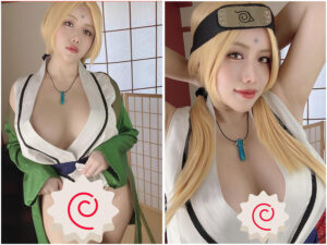 永井玛利亚转战Cosplay漫改动作片｜神还原《火影》纲手