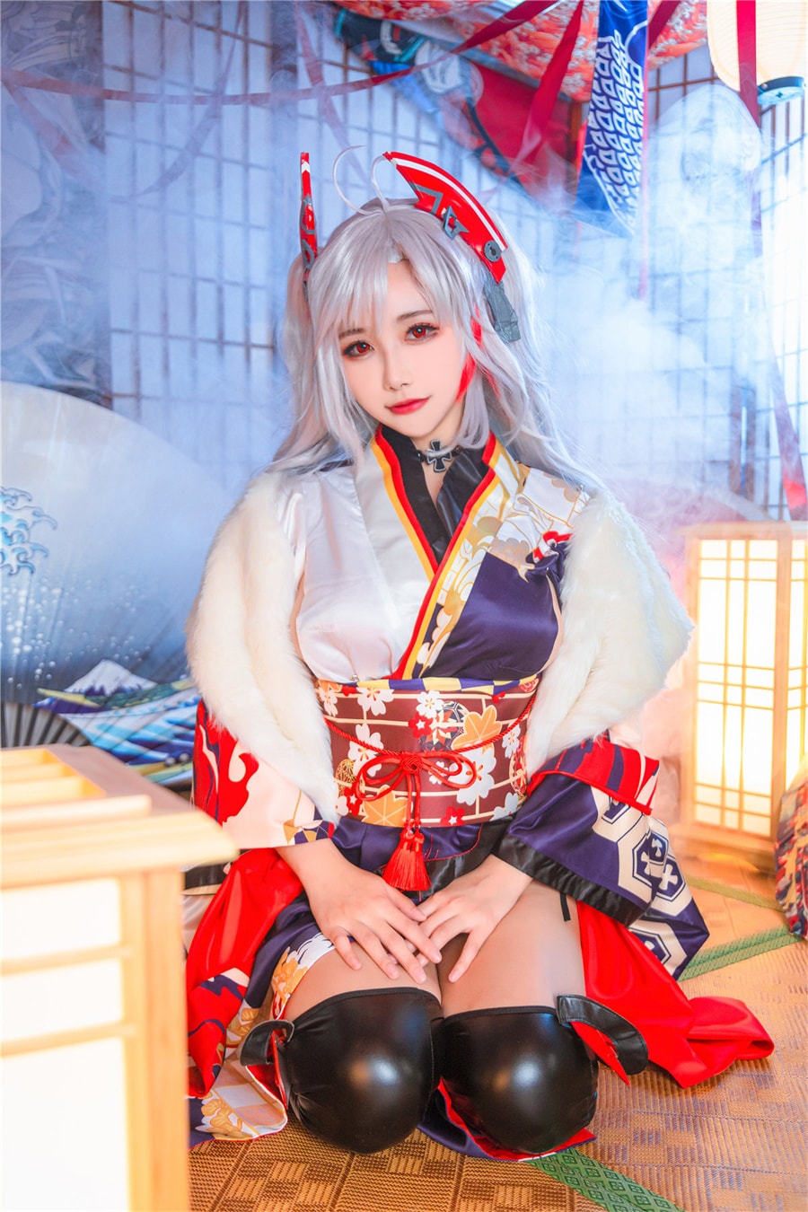 图片[2]-Momoko葵葵的华丽扮相，黑夜使者妩媚动人-女主档案