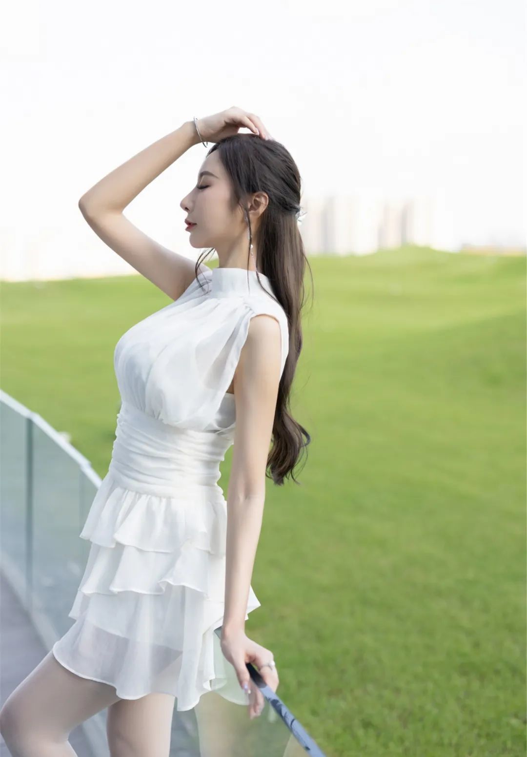 秀人集模特：王馨瑶，纯白少女美如画「摄影评测与赏析」_黑料正能量
