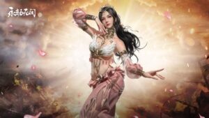 国产动作游戏《永劫无间》Cosplay圈美女Coser，素颜出镜颜值爆表