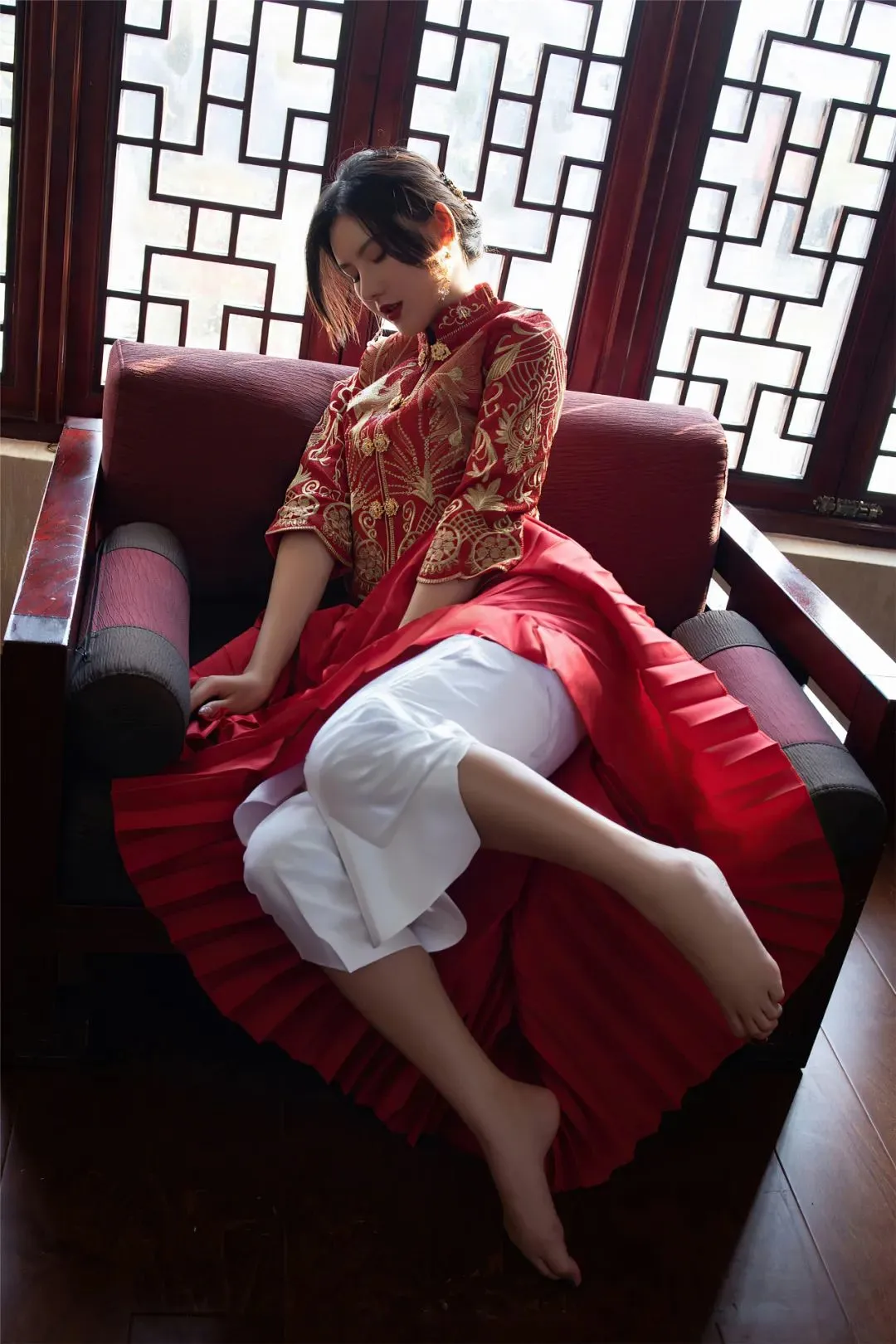 秀人集模特：阿朱，美丽新娘「摄影评测与赏析」_黑料正能量